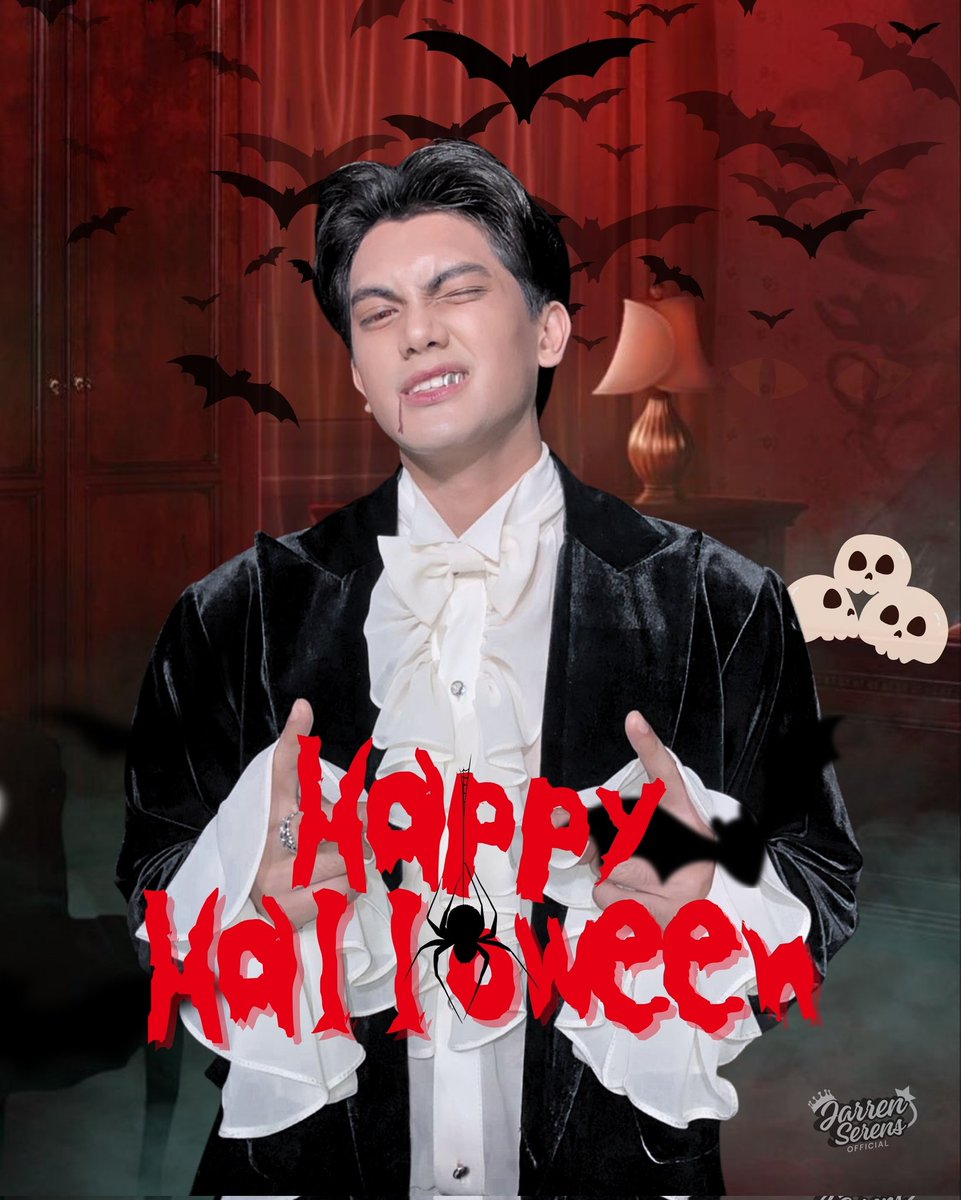 Roses are red,
Violets are blue,
Jarren’s a vampire…
and he just bewitched you!

Happy Halloween, everyone! 🧛‍♂️

#JarrenGarcia • Jarren Garcia
