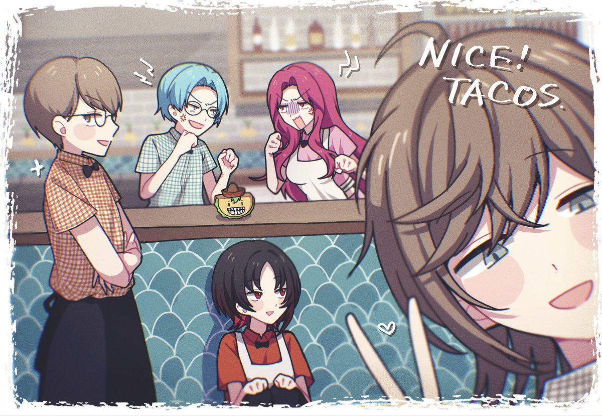 sekka1202's tweet photo. タコス屋Forever🌮
#MADTAWN
#Melocopic #かな絵 #れん絡帳 #リモー絵先生 https://t.co/yQbPv3x1Eh
