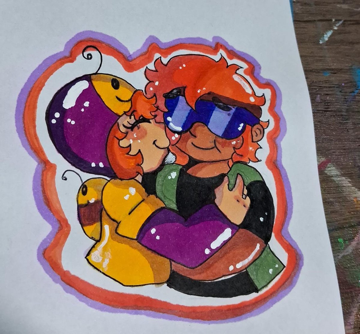 Nuevo llavero de bea x buster que salio del envivo de hoy 👻
#beaxbuster #busterxbea #BrawlStarsArt #brawlstarsship