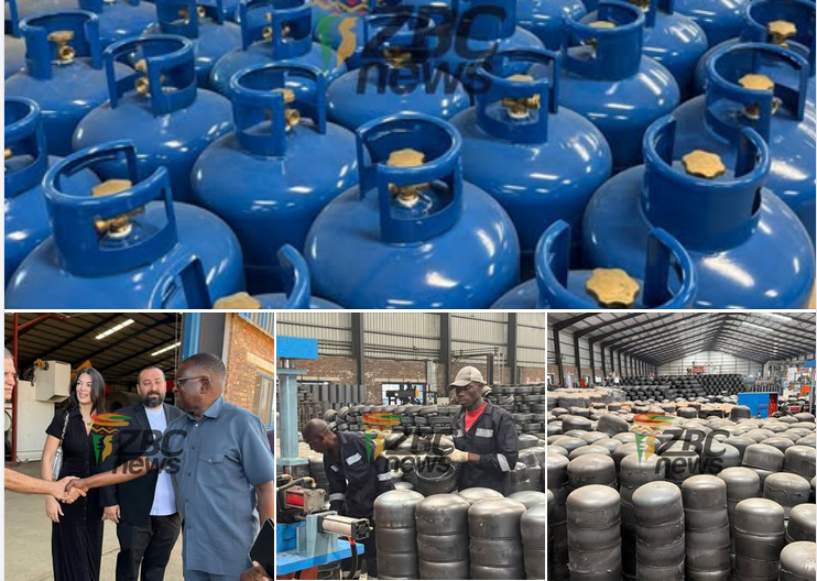 SimangalisoDub5's tweet photo. A state-of-the-art facility for manufacturing gas cylinders has opened in #Zvimba, backed by a US$10m investment from Bronzepel. This state-of-the-art facility marks a significant step in local manufacturing &amp; economic dev, creating jobs &amp; showcasing our commitment to progress https://t.co/z1H4ocwXlr