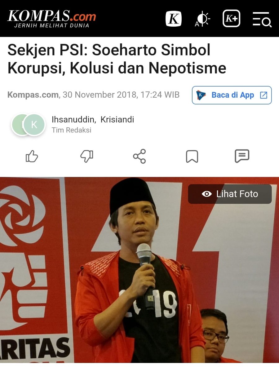 Mantap, sekjennya berarti sudah berdamai.