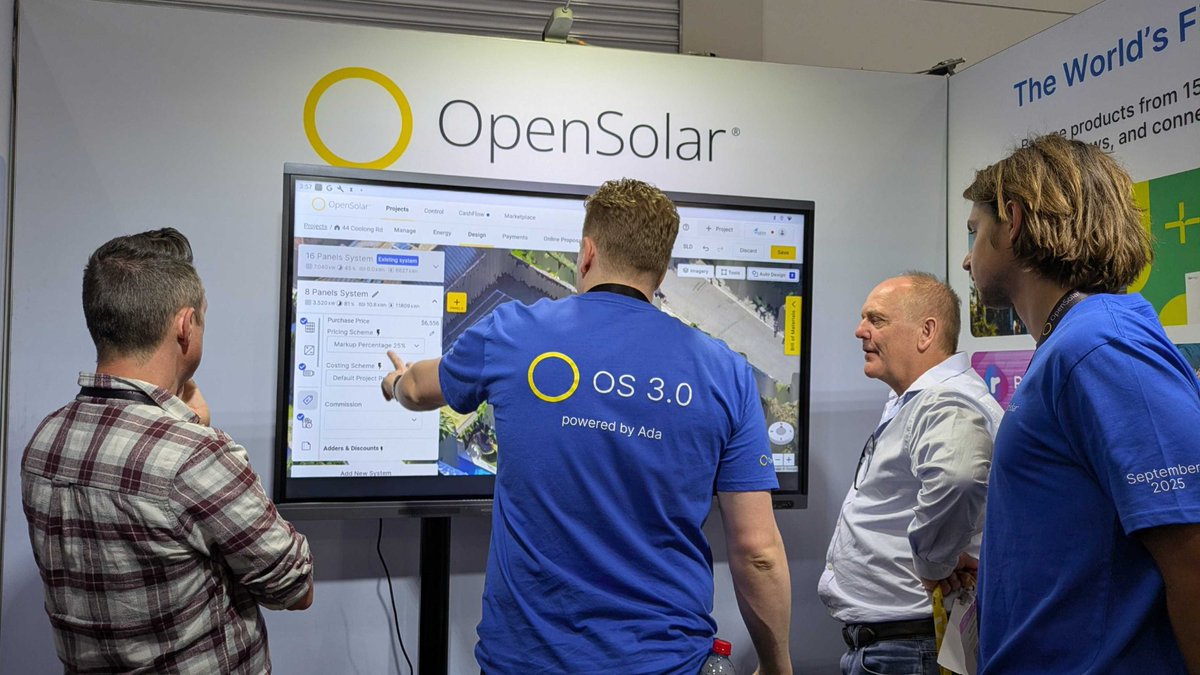 Grateful for all the brilliant conversations and connections at All Energy Australia 2025! ⚡️

A huge thanks to everyone who stopped by our stand, joined us for our Pro luncheon, and helped make it such a memorable event. 

See you next year! 🇦🇺

#AllEnergyAustralia #OpenSolar