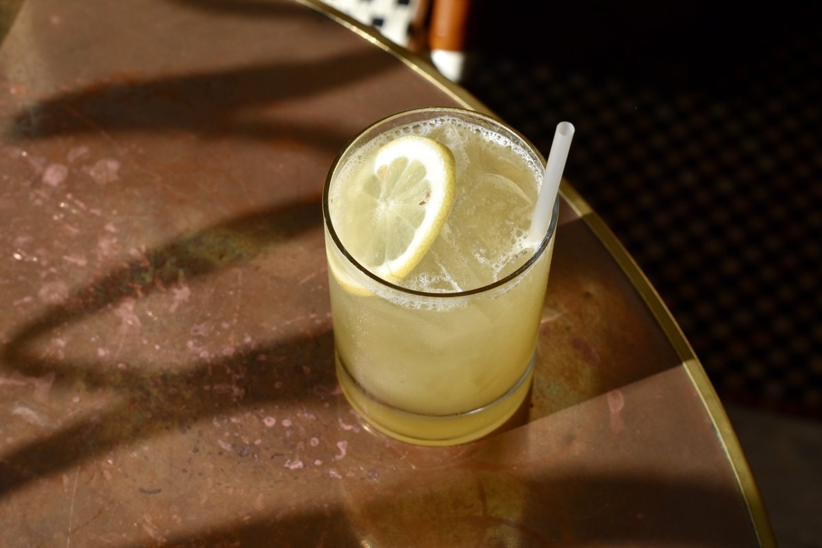 Say hello to Saturn’s Return — a mix of Ketel One Vodka, passionfruit, lemon, velvet falernum, and orgeat.
 (Contains nuts)
📍 Only at Absinthe

#SaturnsReturn #AbsintheSF #CocktailAlchemy #HayesValleyDrinks #SFBarScene #VodkaCocktail