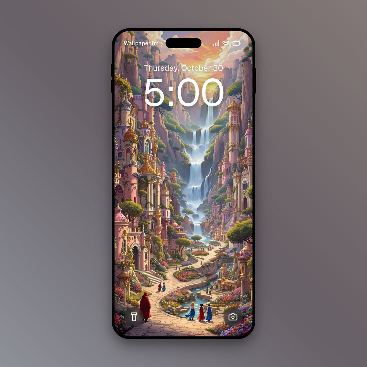 wallpaper_fm's tweet image. In the valley's heart, songs of water and stone echoed through vibrant towers and gardens.
#Wallpapers #Wallpapers4k #FantasyValley #WaterfallHarmony #EnchantingPathways #MysticRealm #MagicalLandscape