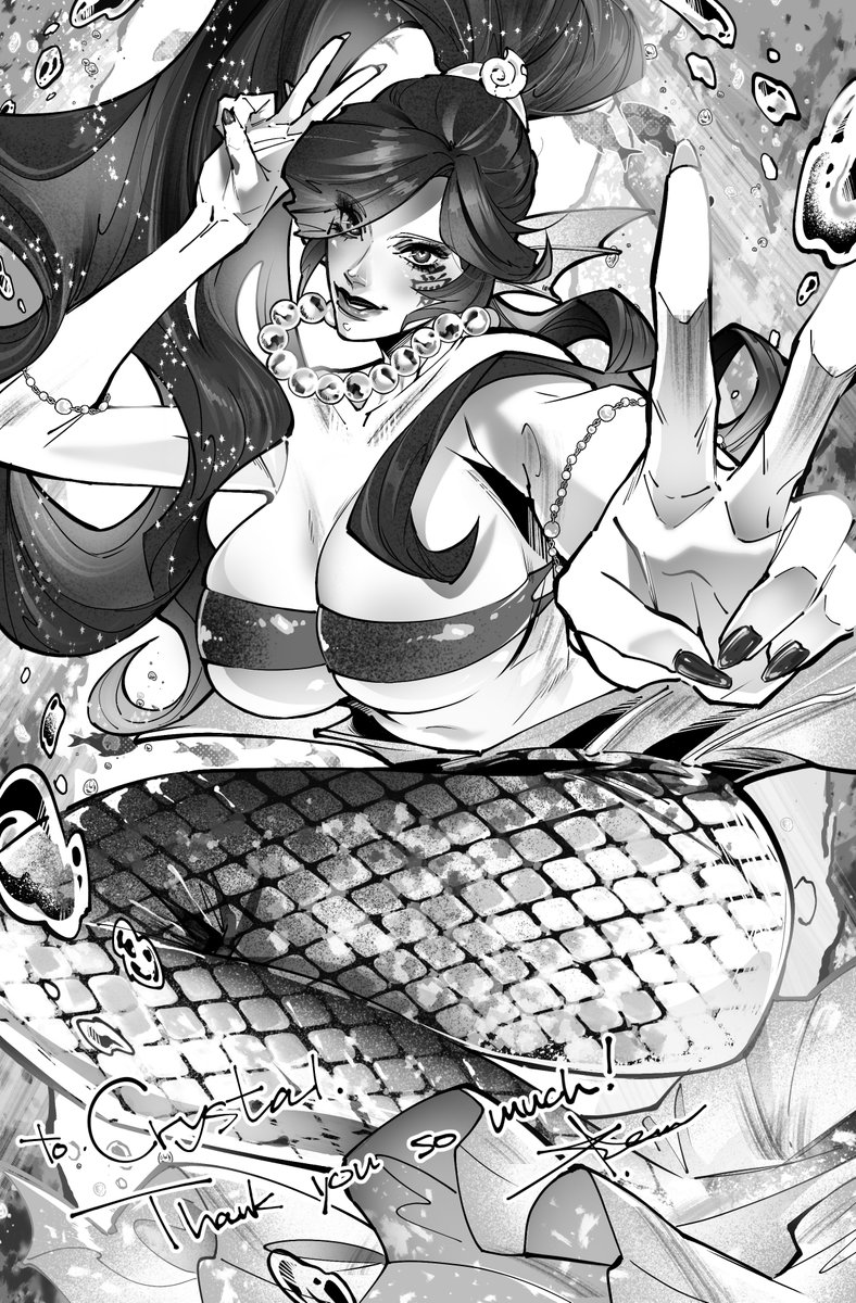 Thank you for your black and white sketch commission!
#Skeb #Commission