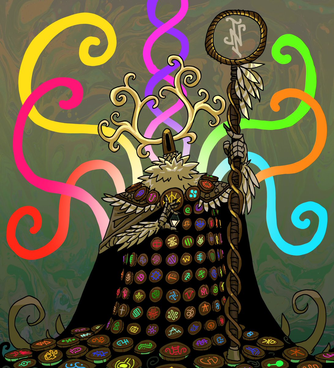 ThermogenicJam's tweet photo. Nebuchadnezzar, the God of Nothing, sought to imprison an ancient evil using all the magic in the universe - whether offered willingly or not. https://t.co/MR3AUPdgFt