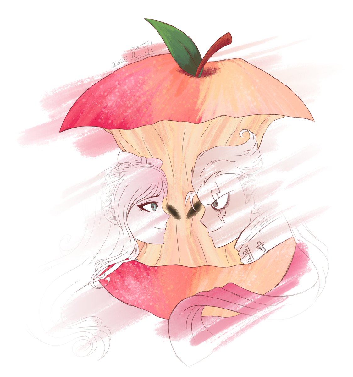 lioness1380's tweet photo. Sondham Apple Trend! ๐
(One of my top favorite ships!๐ฅฐโค๏ธโค๏ธโค๏ธ)
I LOVE THEM SO MUCH!!!
#sondham #sondam #gundhamtanaka #sonianevermind #danganronpa #danganronpa2 #sdr2 #fanart #myart #appletrend #digitalart #watercolor #favoriteship https://t.co/V3MLuzb6TK