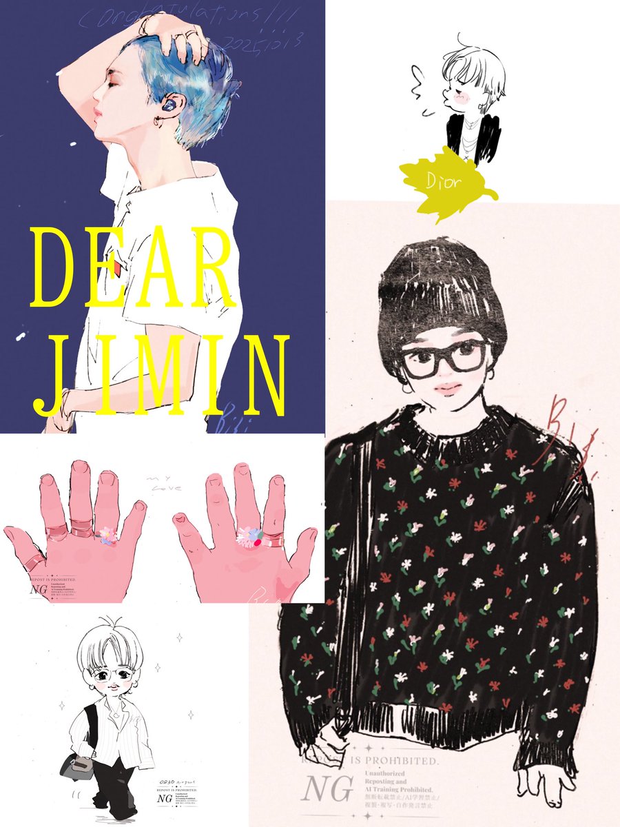 1230wo_ice's tweet image. #今月描いた絵を晒そう
#btsfanart
今月はテテとジミンちゃんをいっぱい描いた幸せな10月でした!
たくさん見てくださって感謝でいっぱいです本当にありがとうございました☺︎