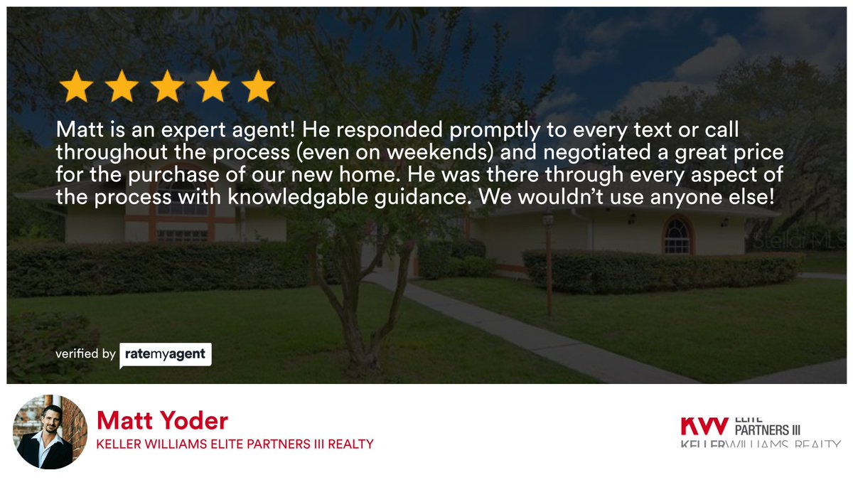 mattyoder_yoder's tweet image. My latest RateMyAgent review in Beverly Hills.
Florida Realtor License SL3461573
rma.reviews/c1secbu5sler

...
#ratemyagent #realestate #KW_Elite_Partners_III_Realty