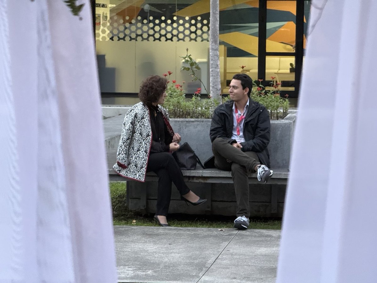 San Jose, Costa Rica. Preparing for the interview…