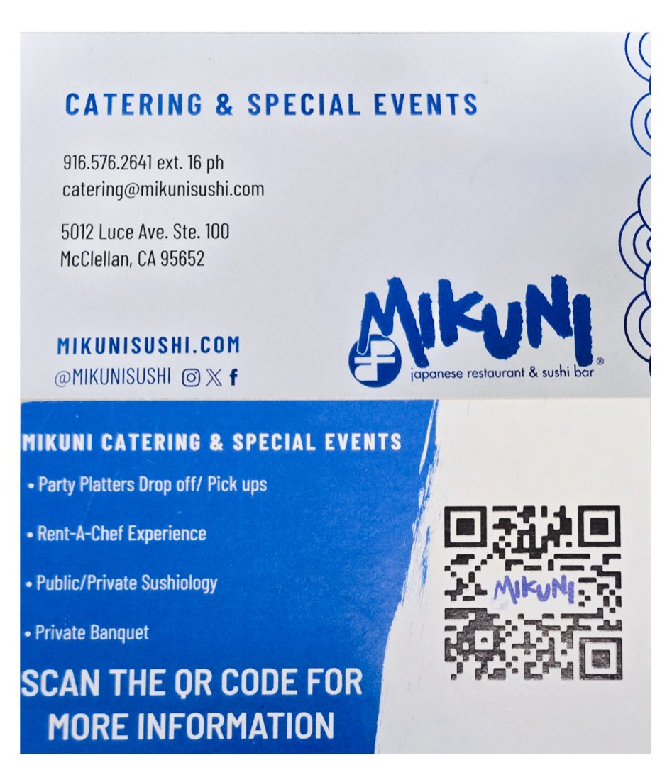MikuniTaro's tweet image. Jenny, our bilingual Catering Manager, has been even more amazing than I could have ever expected! Thanks to her, our catering, drop-offs, and special events have run flawlessly. 🙏🏻 

#Mikunisushi #Grateful #Catering