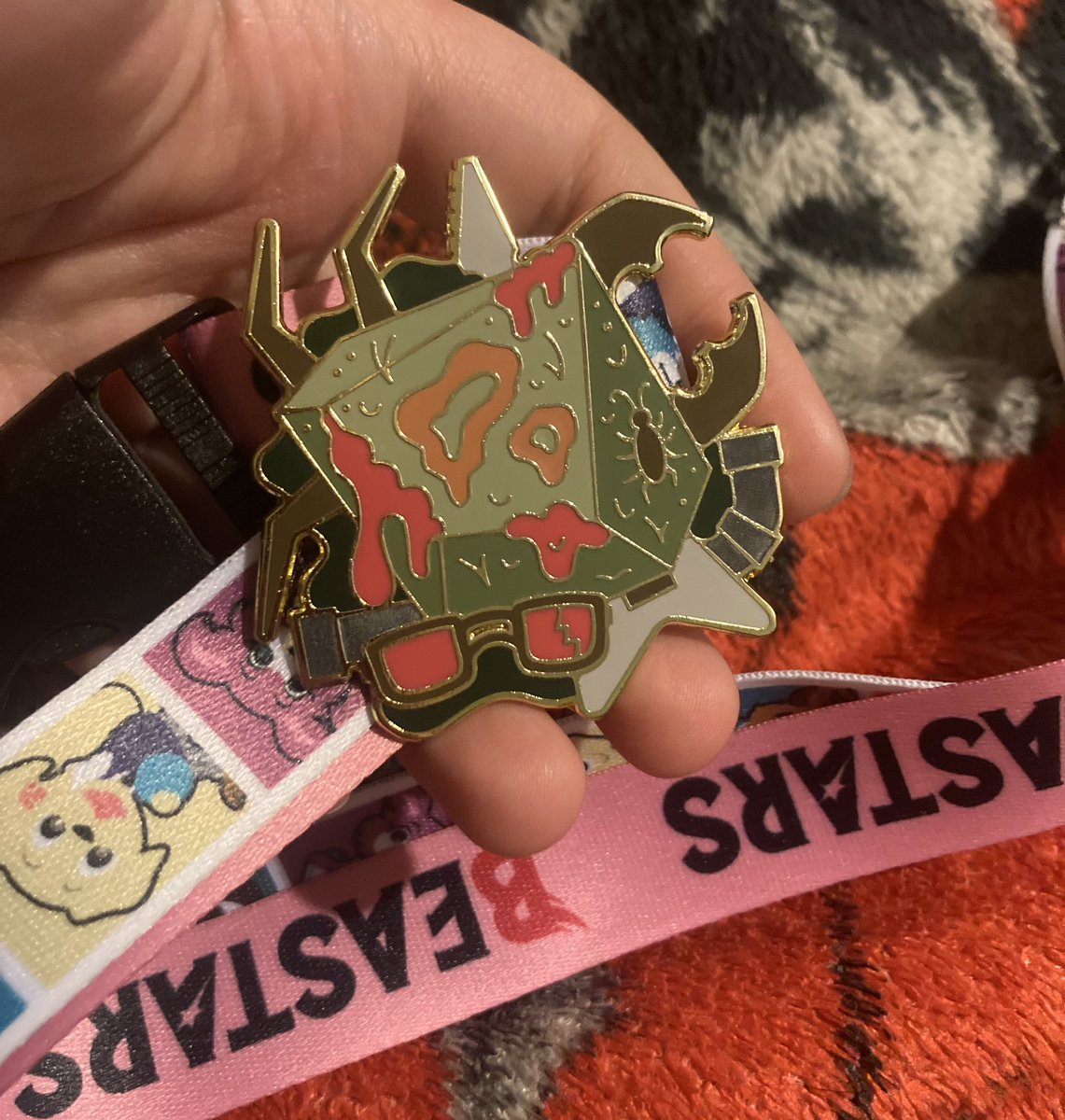 beetlerings's tweet photo. bitb pin on beastars lanyard #IAmALoser https://t.co/YSoiI7Prd8