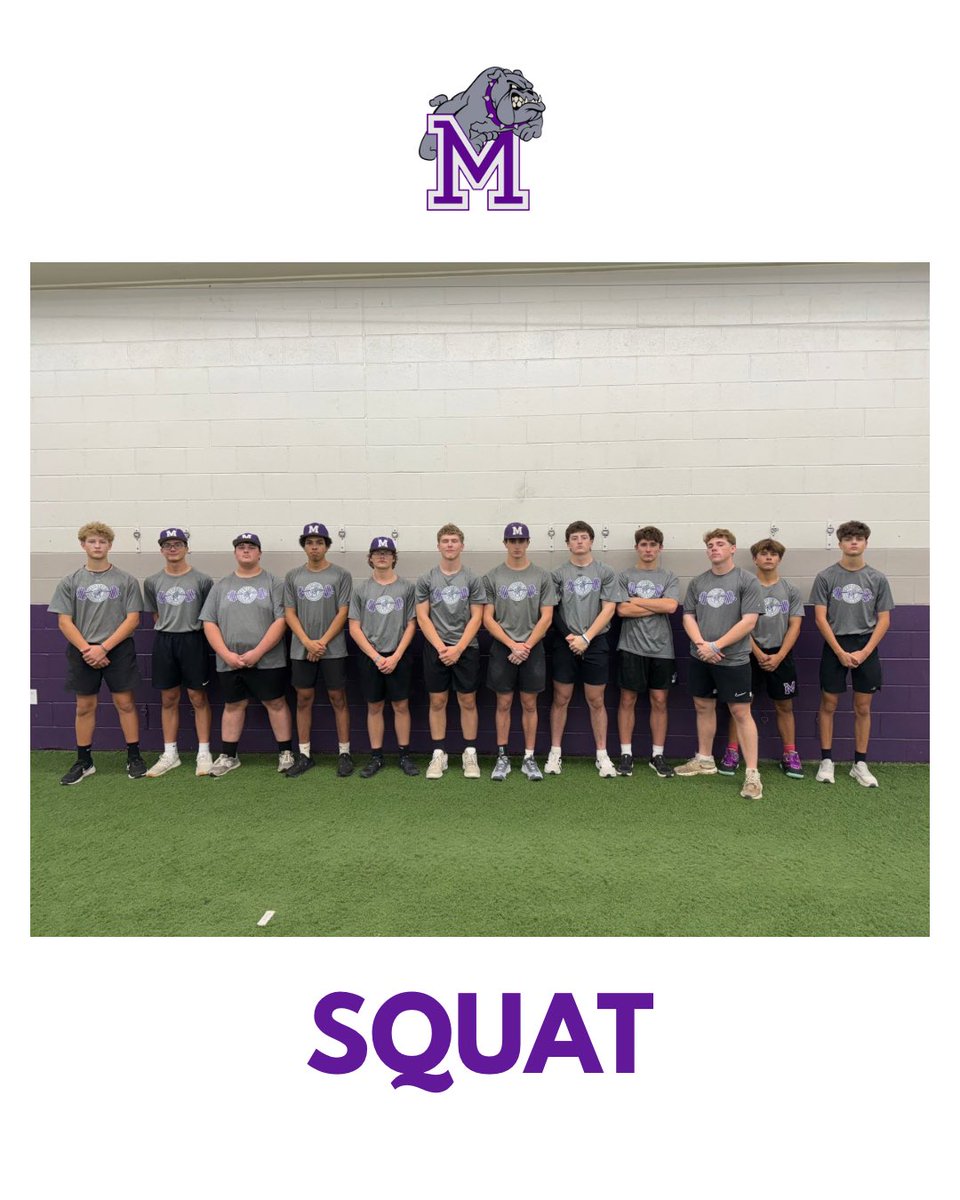 mhsdawgbaseball's tweet image. The Dawgs have been putting in WORK in the weight room — big improvements across the board in bench press, squat, and deadlift! #PrideInPerformance

Special shoutout to Colton “Travis” Mallard for leading the charge:
💪🏼Bench: 225
💪🏼 Squat: 410
💪🏼 Deadlift: 515