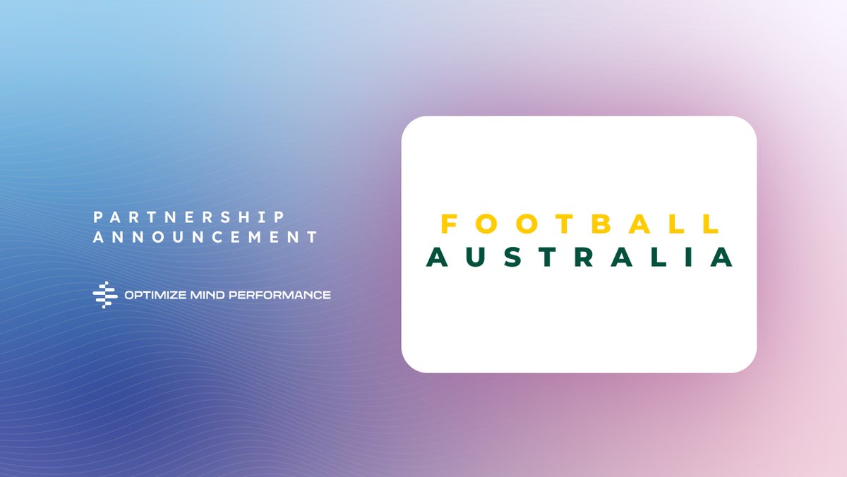 Football Australia - the governing body of Football (soccer) in Australia - has signed a partnership with Optimize Mind Performance (OMP).

More&gt;&gt; optimizemindperformance.com/footballaus/