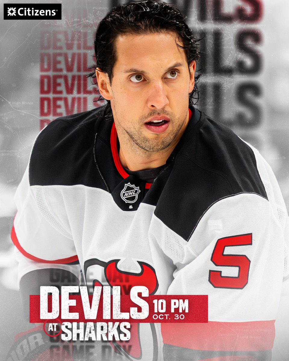#NJDevils  Almost game time let's freaking go baby 😈