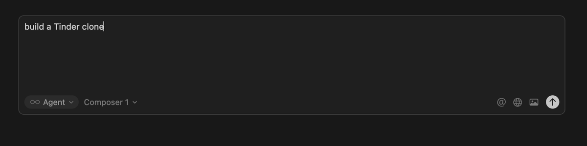 Can cursor 2.0 build a Tinder clone?