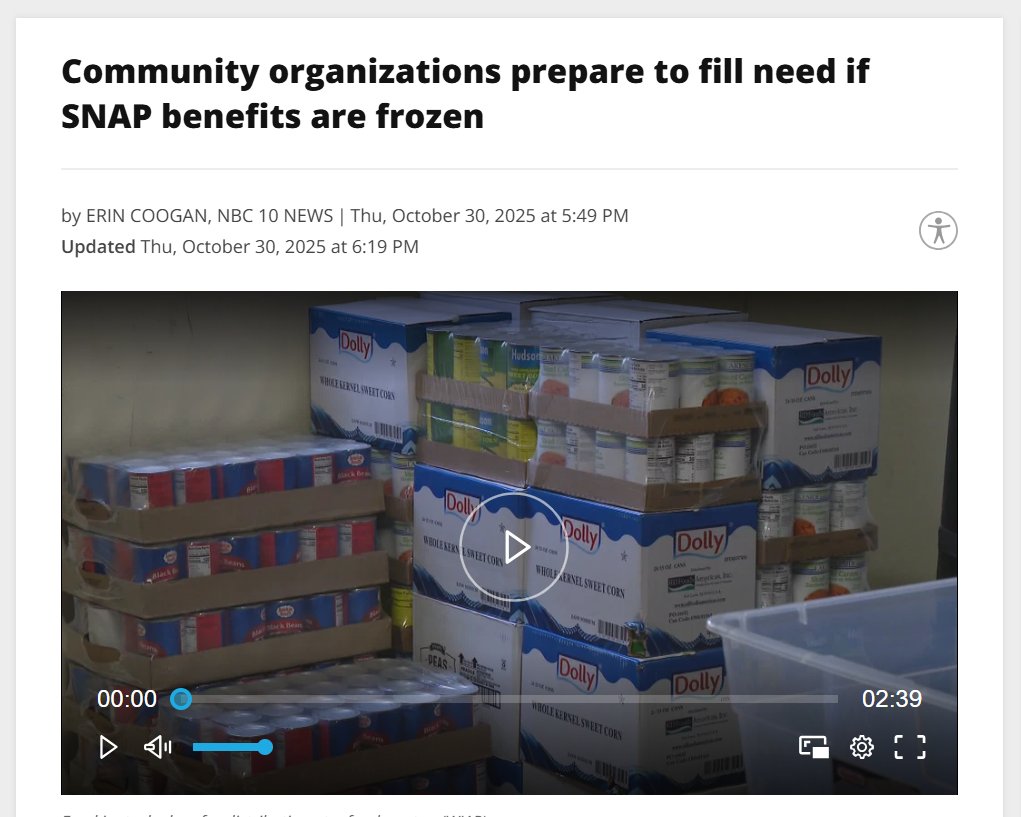 FRDiocese's tweet photo. As millions brace for a potential SNAP benefits freeze, the food pantry operated by our Catholic Charities in New Bedford is stepping up to meet the growing need. Food pantry shelves are running low, but you can make a difference. Read more at https://t.co/5hfDaELRSz https://t.co/ttxVw2P4qk