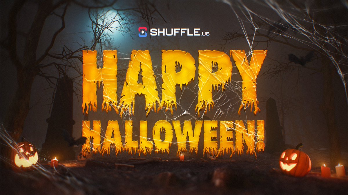 Happy Halloween from Shuffle.US 🎃 

Drop your Shuffle.US username below and we’ll pick 5 random winners to receive a spooky surprise... 👻

No purchase required. Shuffle.US only 🇺🇸 in eligible areas. 18+ only, T&amp;Cs apply.