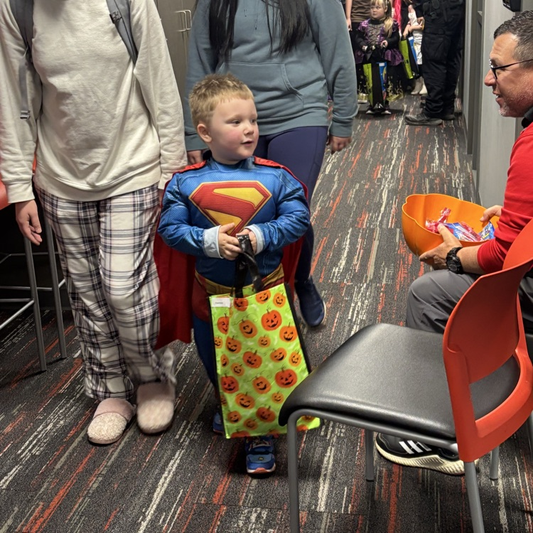 Our CTE PreSchoolers had a great time trick-or-treating around the high school today!! #CyclonePride