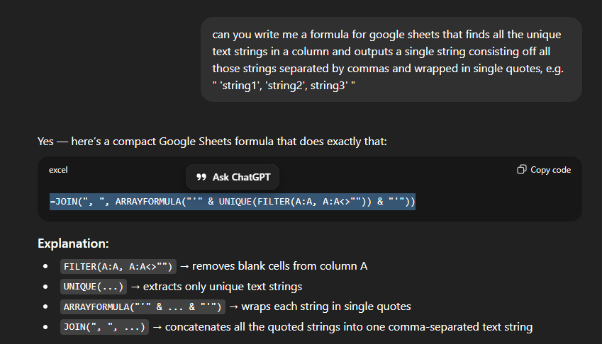 OK... now I'm impressed with AI.