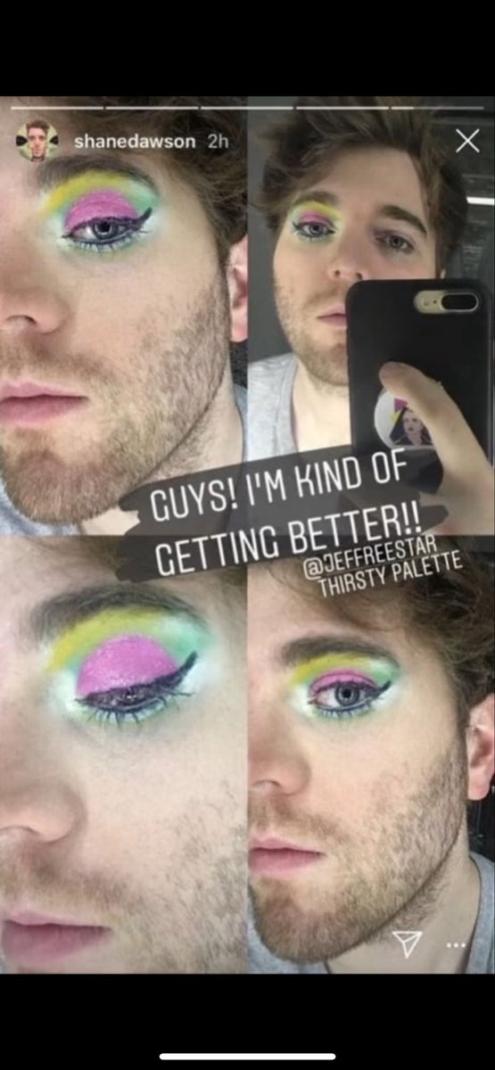 Peter161099's tweet photo. i hate gay halloween wdym you're Shane Dawson doing a makeup look https://t.co/AkGn9oHP5X