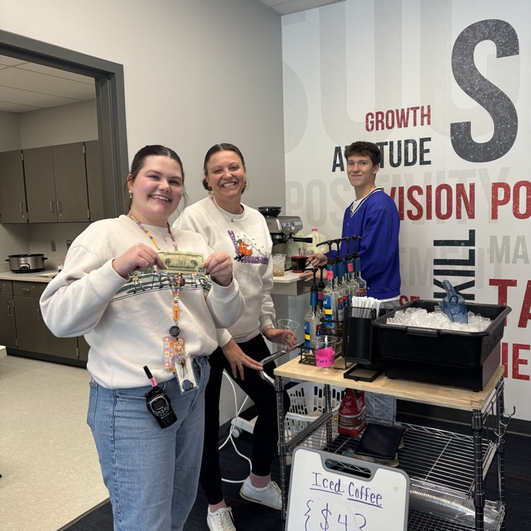 Our Storms A' Brewin coffee shop had a soft reopening today! This is run by FCCLA and our Culinary Application students!!! They have BIG plans! #CyclonePride #CyclonesLearn