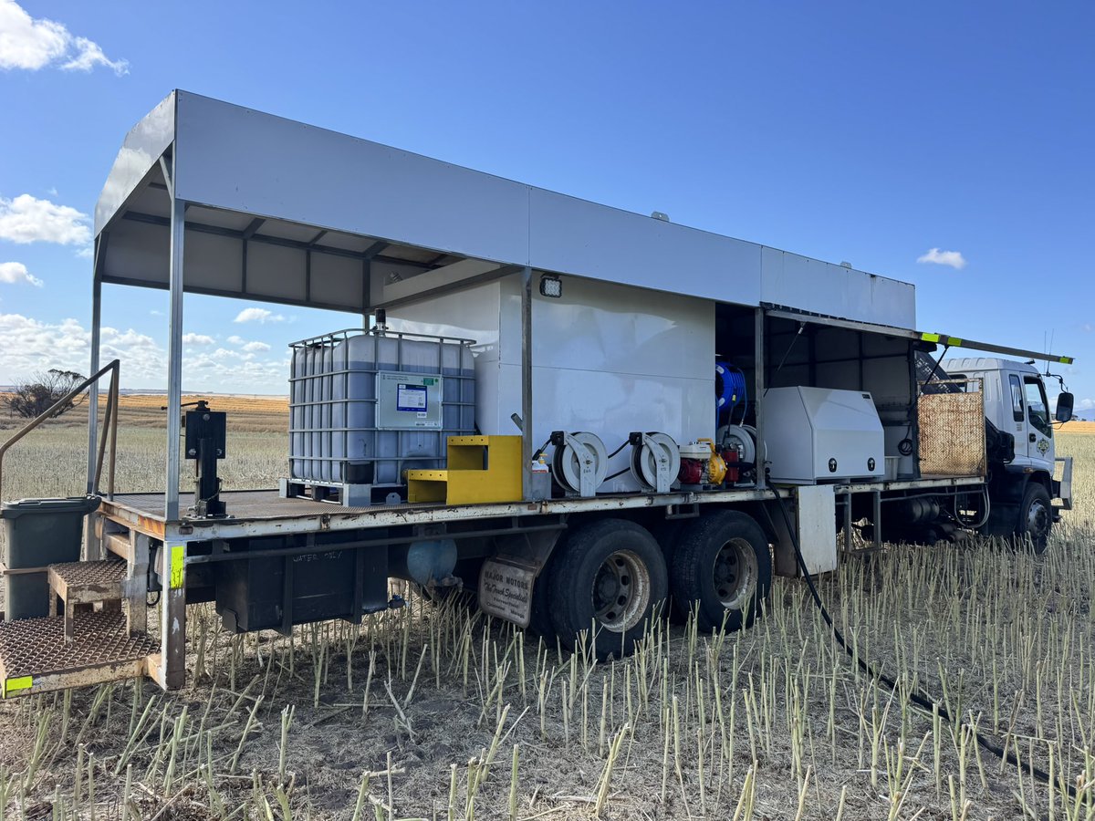 New old service truck is working a treat. Thanks Sammy at Stirling Steel. 🚛⛽️