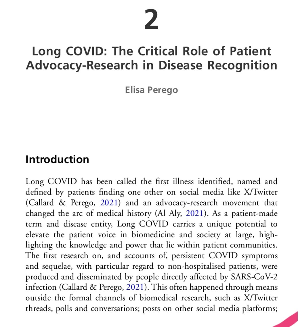 My new research is out #LongCovid. The critical role of patient advocacy-research in disease recognition

I look at the painstaking process of knowledge building by the patient community in the early pandemic, which led to recognition of LC as a multi-system disease entity