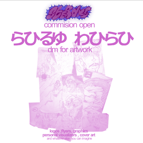 sterdx6's tweet photo. Open for commission
dm for art work
-logos
-flyers
-personal visualizers
-cover art
And whatever you can imagine https://t.co/kZfhSmW2iW