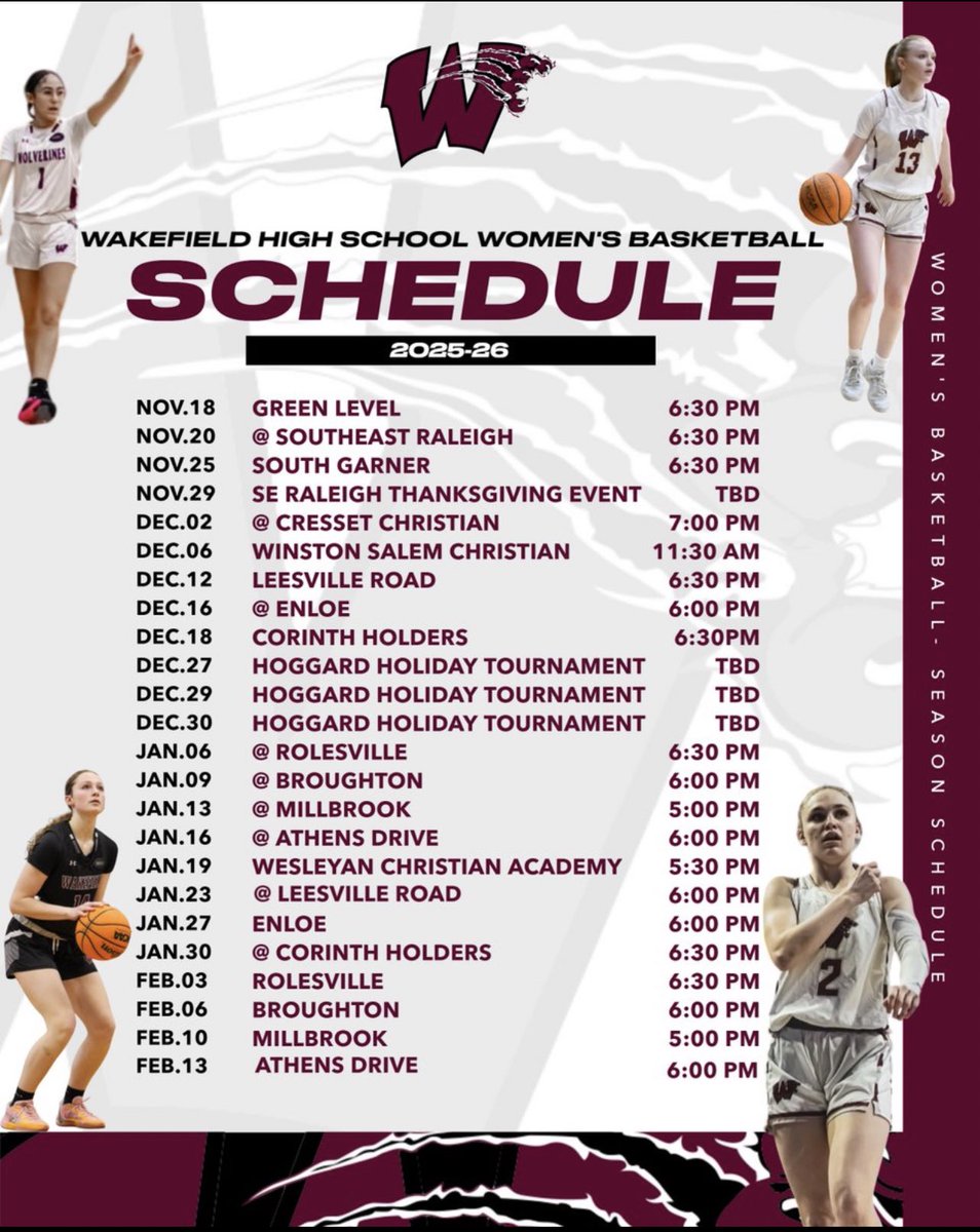 After a great summer and pre-season. Your Defending 4A East Champions are ready to take the season by storm. With key returners and high level players. Come check out the most exciting girls basketball team in the country ‼️