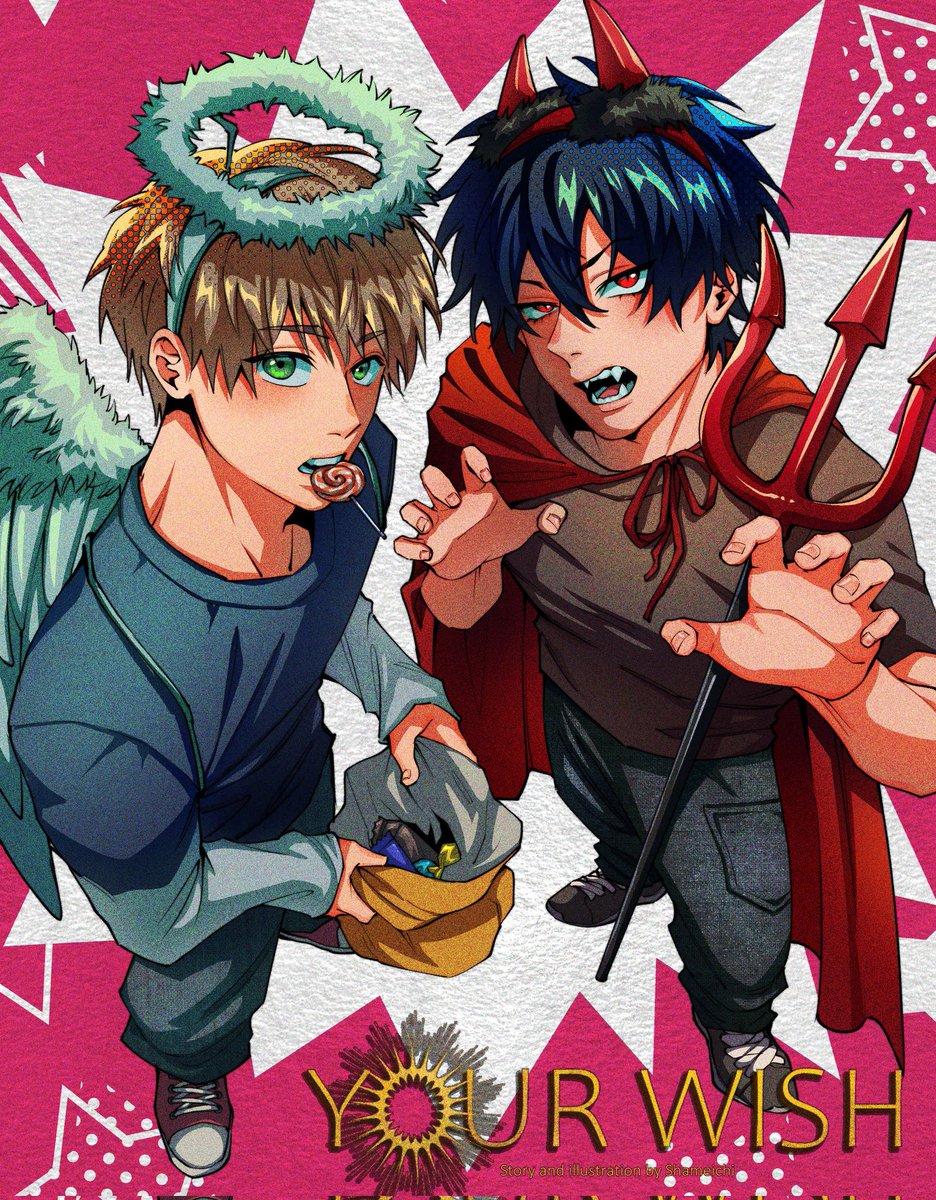 Happy Halloween from the spookiest boys in town 👼😈