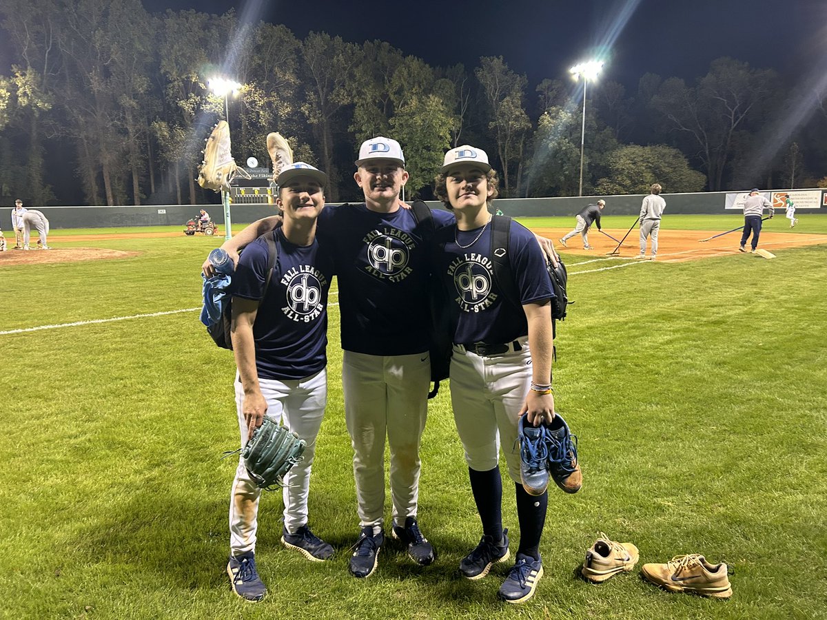 DormanBaseball's tweet image. Logan, Luke and Christian pitched and played well tonight at Duncan Park in the @diamondprospect fall all-star game!  Proud of these young men and the way they represent Dorman!