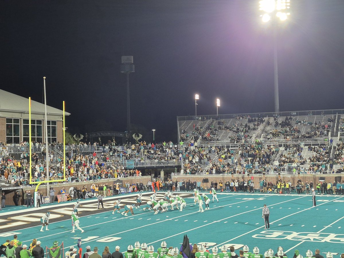 mikebartello's tweet image. The two greatest nicknames in college sports: Marshall Thundering Herd at Coastal Carolina Chanticleers