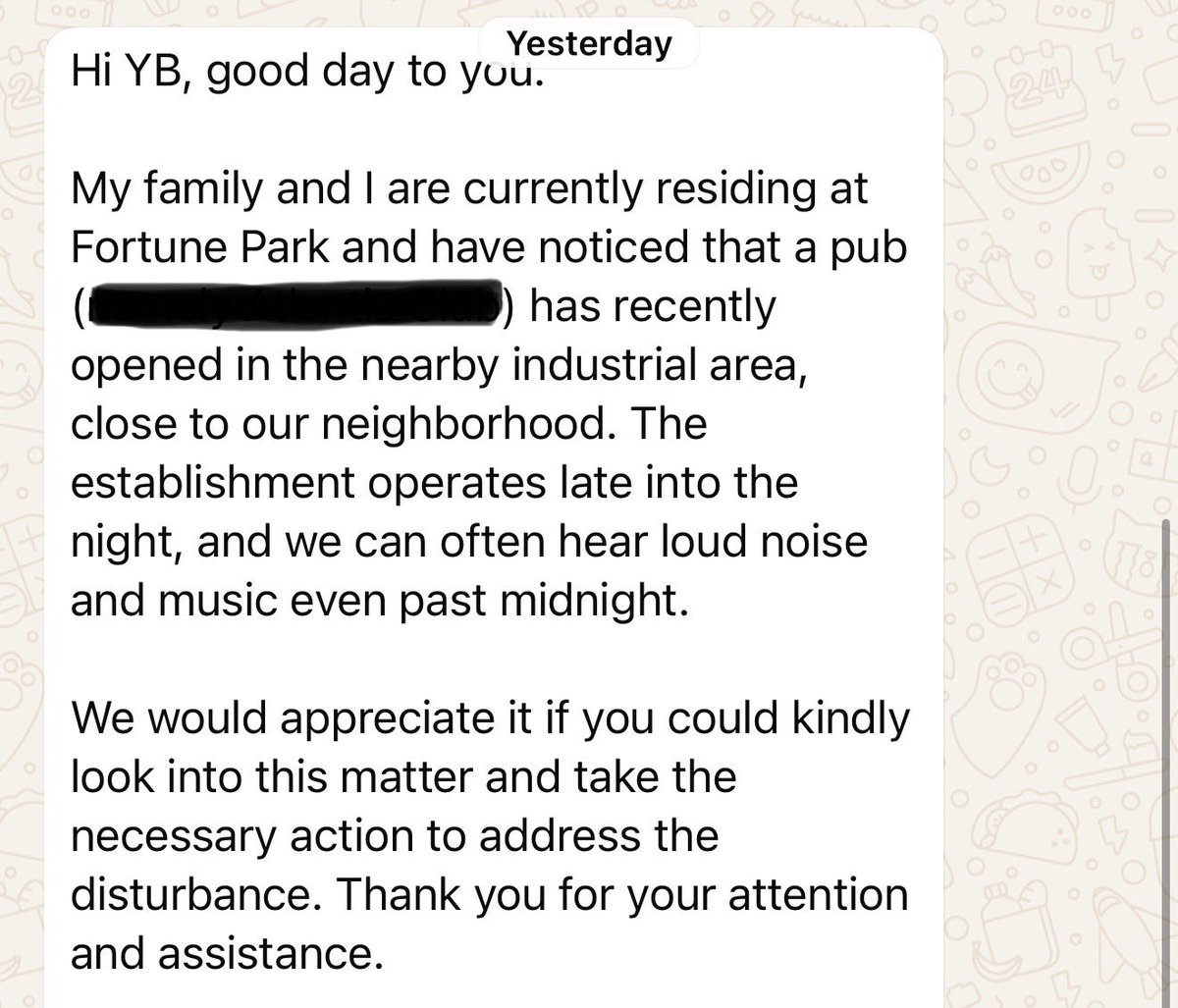 The neighbourhood pub