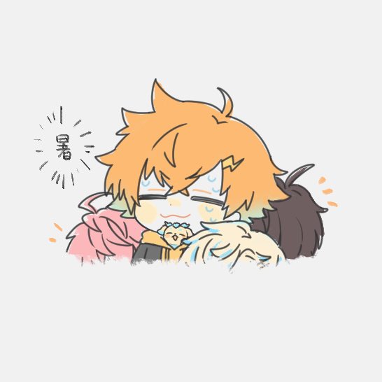 寒くなってきたのでくっついたらあったかそうな絵を再掲