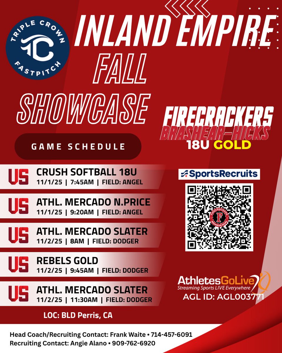 jessicaflight27's tweet photo. This weekend my team and I @BrashearHicks 18u Gold will be playing in Perris, CA for the TCS Inland Empire Fall Showcase, hope to see you there!! https://t.co/WgaSsSPeFm