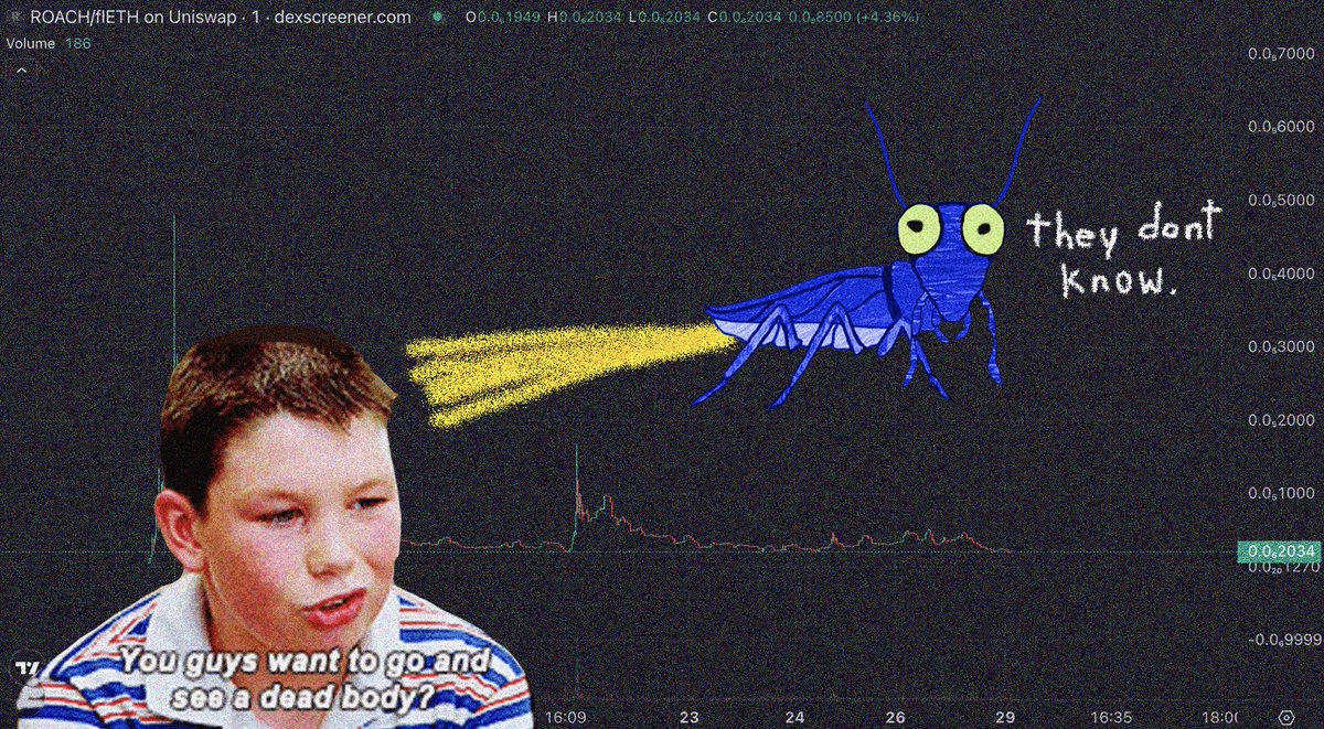 iambockroach's tweet image. pew pew pew
$roach @base