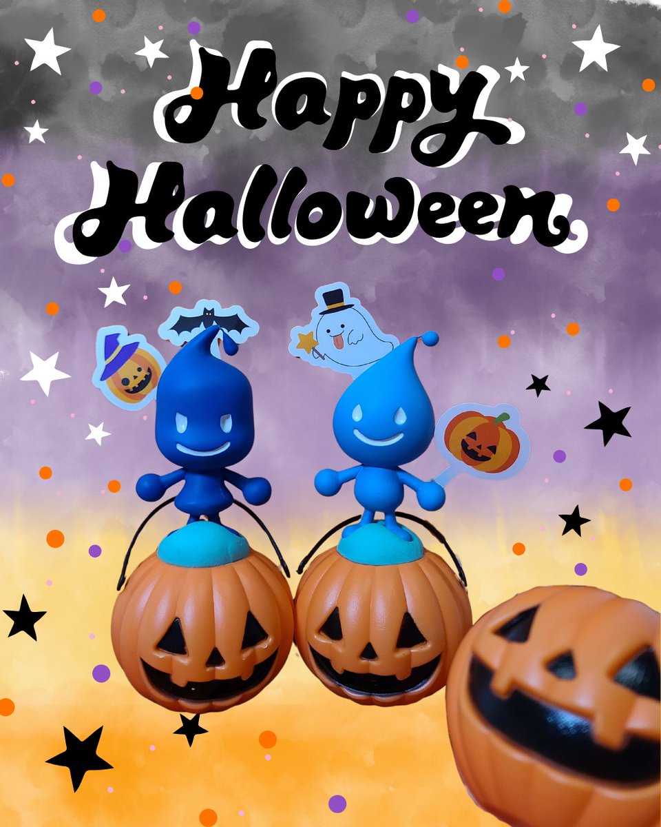 metawater_PR's tweet photo. 👻めーちゃん&たーくんです★
今日は#ハロウィン ~!🎃
Trick or Treat!みんなはどんなお菓子を食べる?🍭🍫
ハッピーハロウィン~!🧡
#メタウォーター #METAWATER #めーちゃん #たーくん #インフラ #水道 #下水道 #環境 #水資源 #水循環 #水 https://t.co/bP5qHCopmA