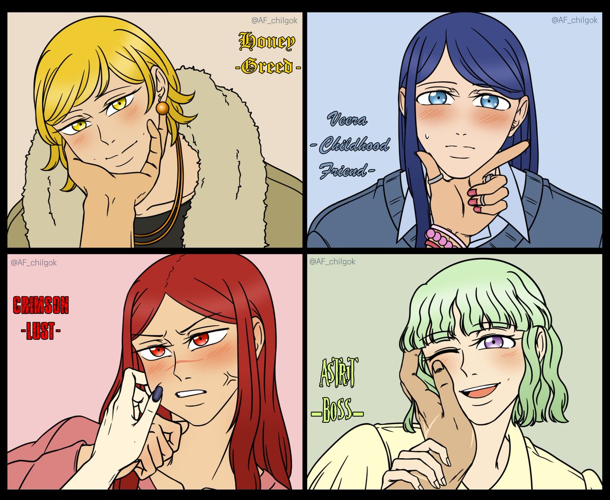 I had to 🤭 With my Aus and my Ocs just for the yuri love 🫰🏻

#Rwby #originalcharacters #whiterose #hinariocs #hinariaus