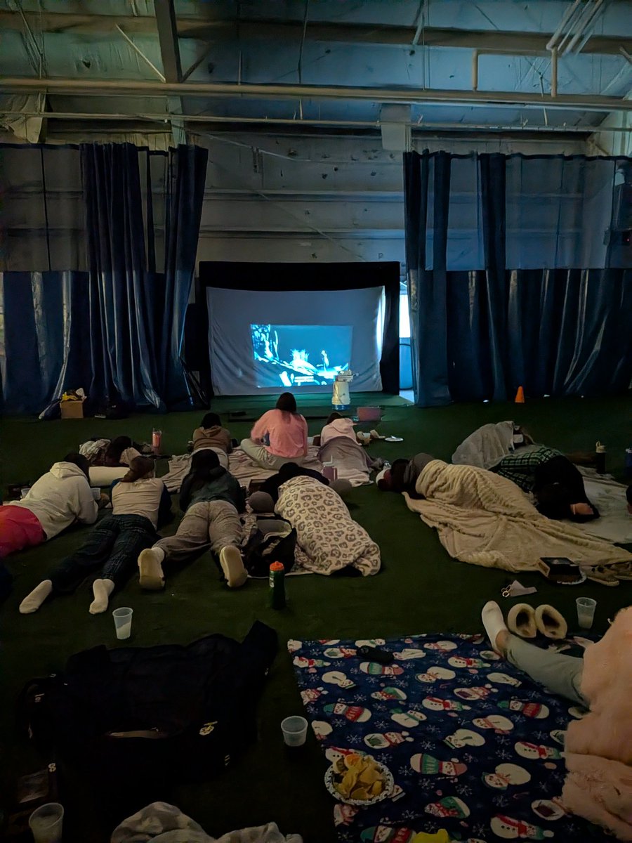 Another spooktacular movie night with the Eags! 🦅🎃 #EaglesSoar #BeUncommon