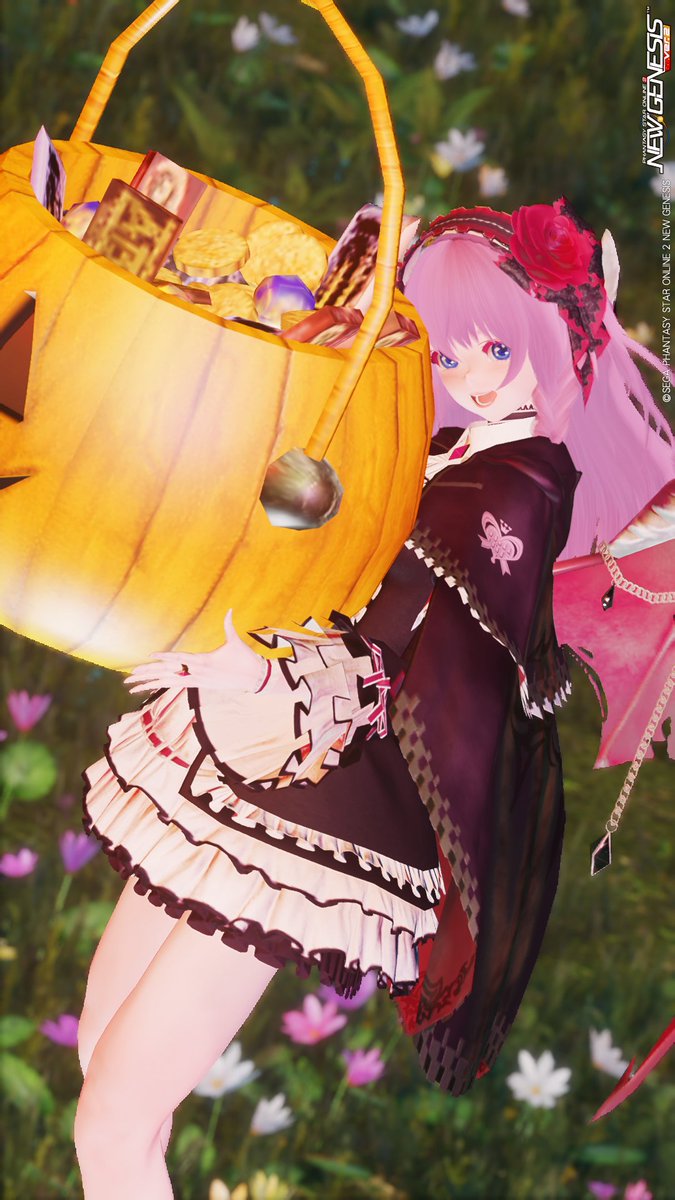 r_wolfseed's tweet image. #メンテの日じゃないけどssを貼る

とりっく　ぉぁ　とり〜とぉ　≧≦

おかしをくれなきゃ　イタズラしちゃうぞぉ～♪