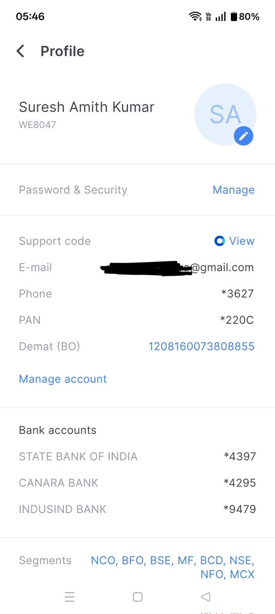 samdariya_amith's tweet photo. @NSEIndia @Nithin0dha @SEBI_updates @zerodha  @jagograhakjago @consumersindia now we know that Kamat brothers are sitting on billions of looted money from their customers, bloody digital heists look their audacity to day rob people &amp; changing statements everyday! https://t.co/XYrqrNodbQ