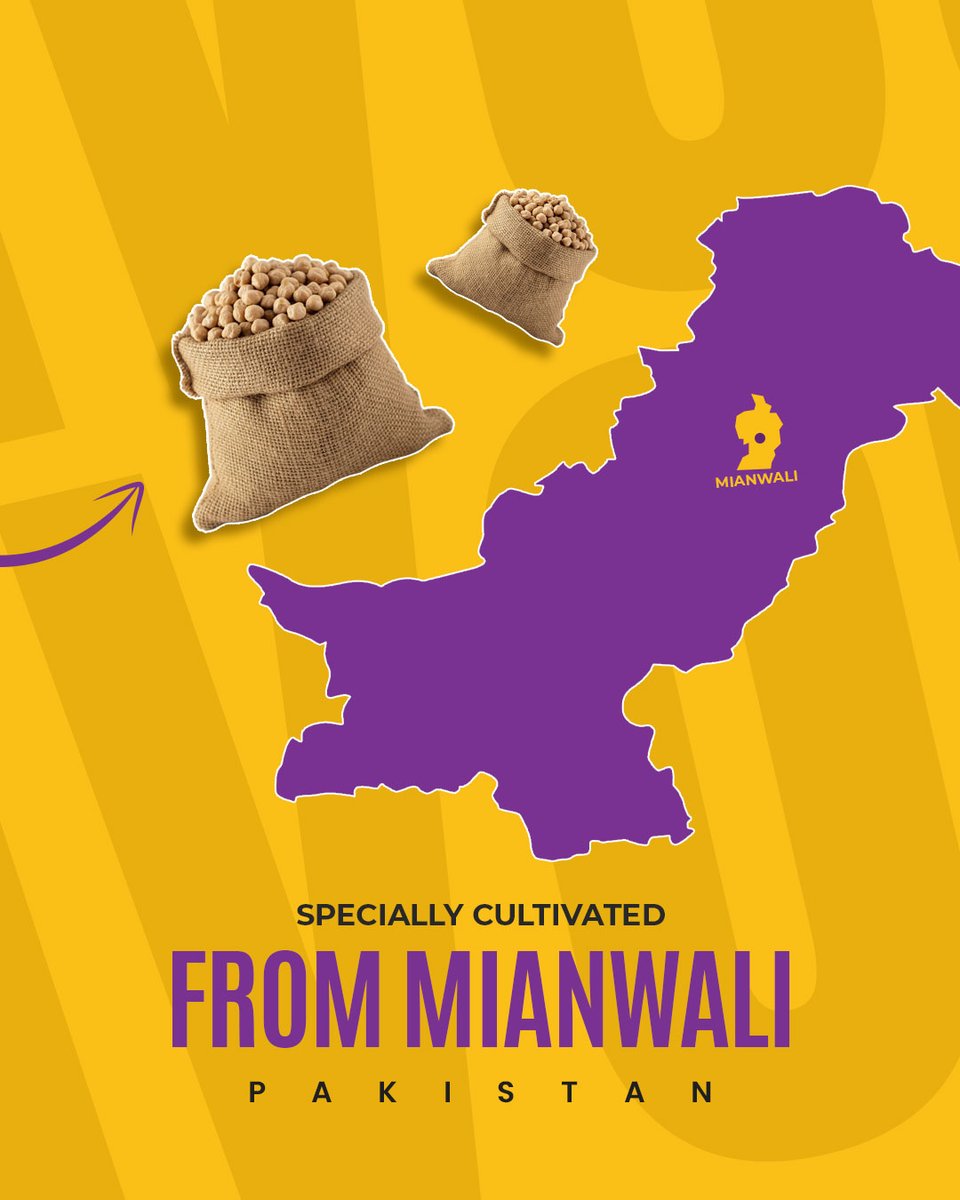 pilauwala's tweet image. Straight from Pakistan’s fertile lands, our specially cultivated Chana from Mianwali 🌾

Brings you rich flavor and centuries of heritage in every bite. Taste the secret ingredient that makes all the difference!

#MianwaliChana #PakistaniFlavors #SecretIngredient