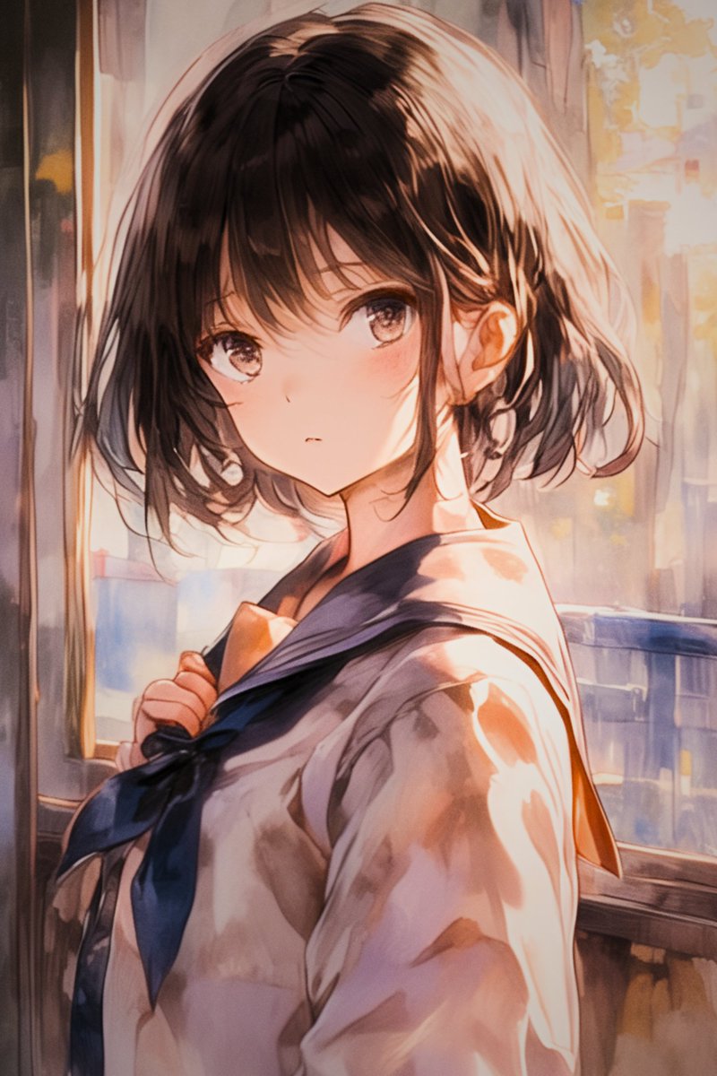 graphics_ai's tweet image. おはようございます☔️
寒すぎて泣きそう😭
頭痛すると思ったら雨降るみたい

今日もよろし....あ、ハロウィンだ🎃
ようやく理解💦

#AIart 
#AIイラスト