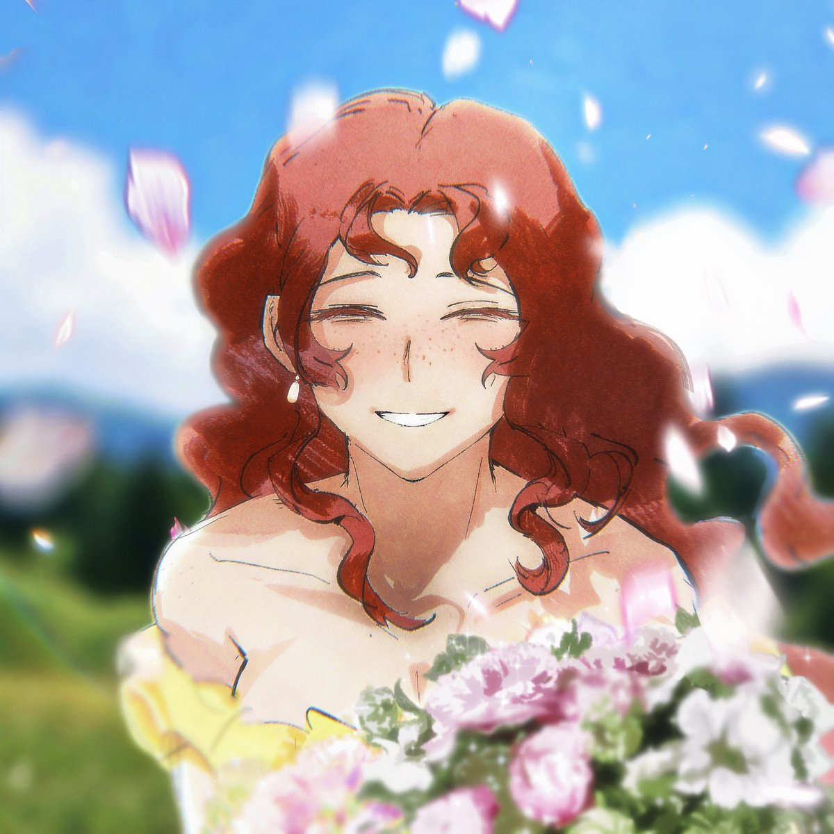 kk86585619's tweet image. #undertheoaktree
#オークの樹の下
#상수리나무아래
画老婆的时候就是容易用力过猛……
这俩人完成度都不少在一个图层上了……