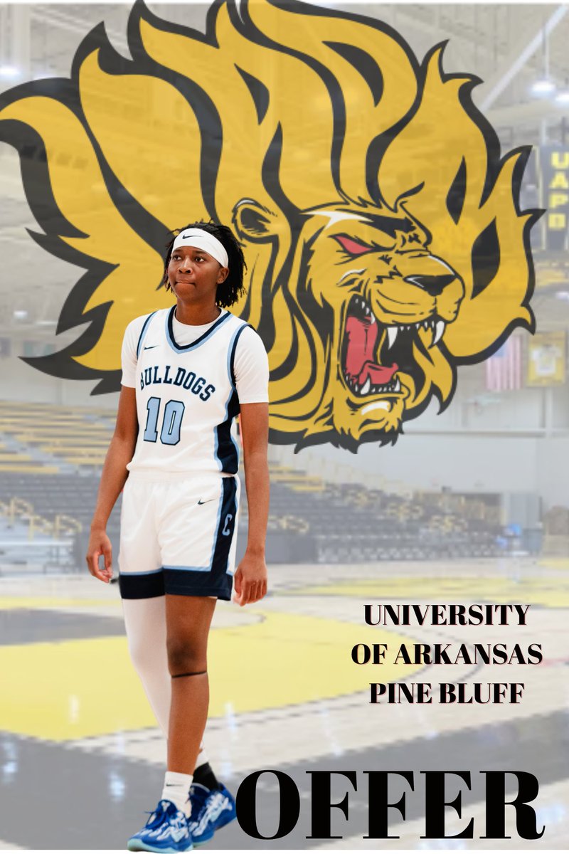 Sanai2026's tweet photo. Extremely grateful to receive an offer from the @UAPBLionsWBB 

Thank you to @CoachLeakUAPB , @CoachXa , @RIWHOOPS and the entire UAPB women’s basketball staff for believing in me and seeing my potential. 🙏🏽

To my family, coaches, and teammates — your support means everything. The work continues!

#UAPB #GoldenLions #HBCU #BasketballJourney #ClassOf2026 #FaithHardWorkPatience #CentennialBulldogs #D1 #Trusttheprocess
