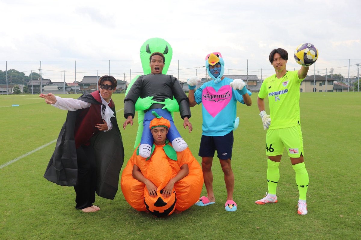 🎃🍬👻Happy Halloween🎃🍬👻 2025サガン鳥栖Halloween仮装は、 この5