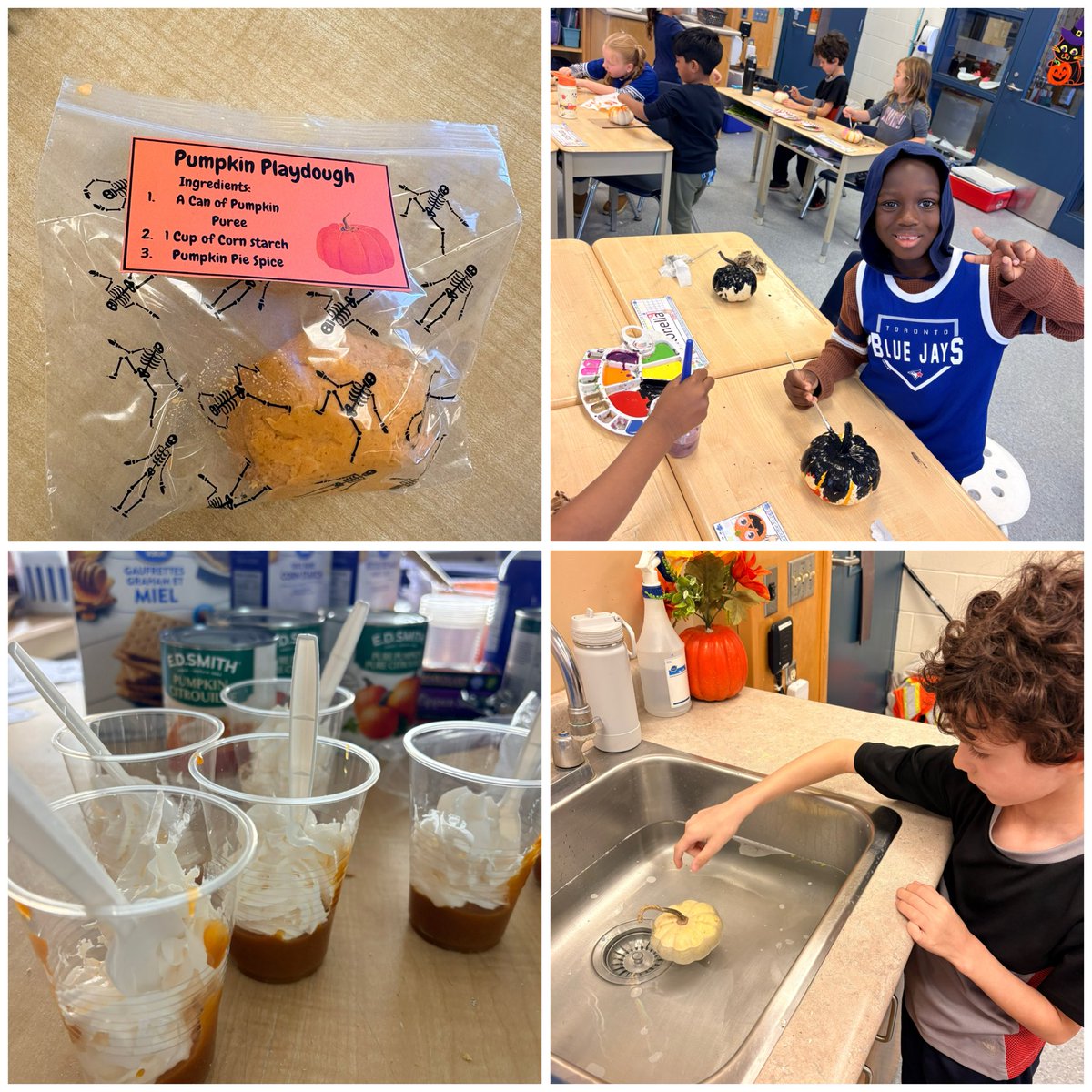 Pumpkin day in grade 1/2 was a success!! We started the day by picking our pumpkins at our peace park. We talked about the cycle of a pumpkin, counted pumpkin seeds in groups of 10, conducted floating experiments, made pumpkin play dough and pumpkin pie in a cup! 
<a href="/shcsparis/">Sacred Heart, Paris</a>