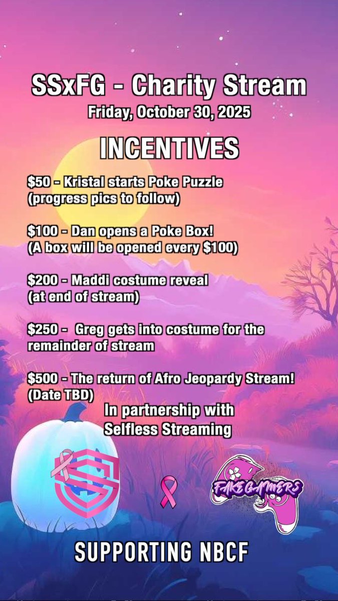 Charity Stream for the Tatas! <a href="/NBCF/">NBCF</a> 
twitch.tv/GreG_NICE