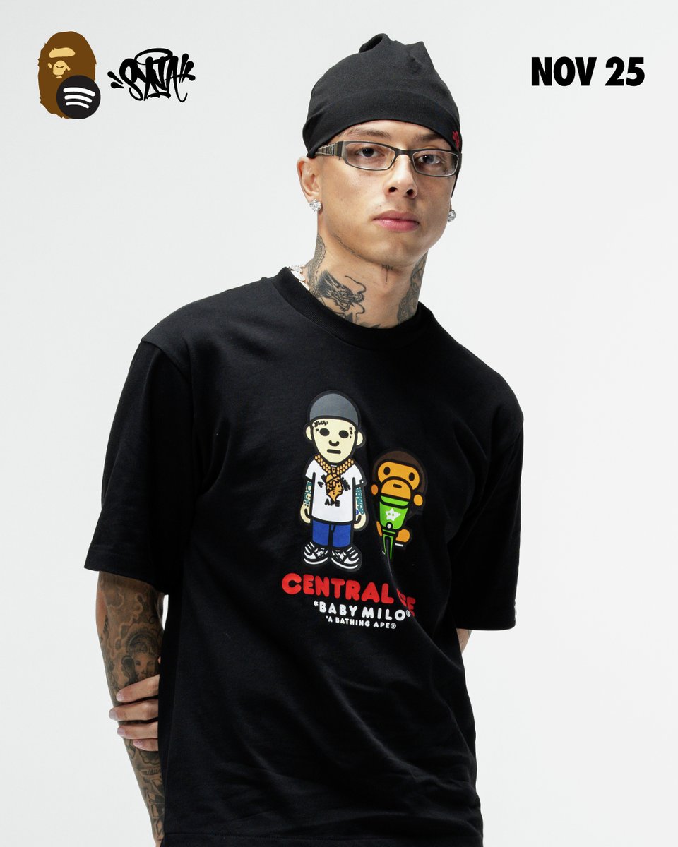 BAPE® x SPOTIFY x SYNA - by Central Cee. Coming November 25